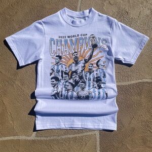 Game Changers Argentina World Cup Graphic Tee Size S White/Blue